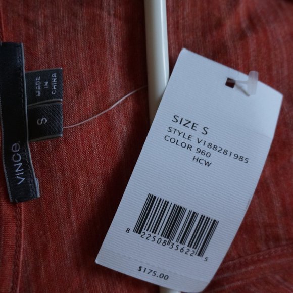 NWT Vince Slub Racerback Heather Maxi Dress stripe - Picture 6 of 8